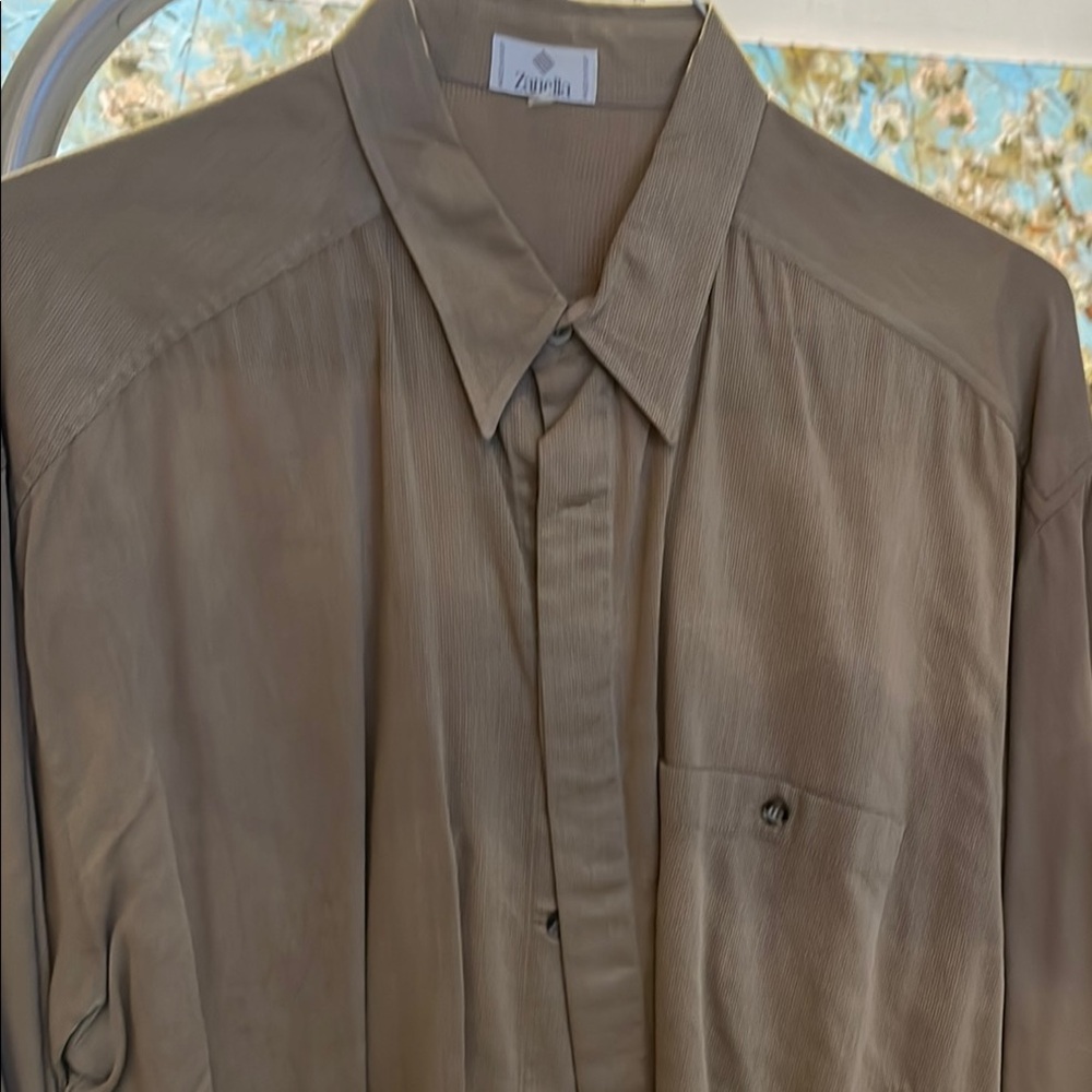 Zanella Men's Tan Shirt